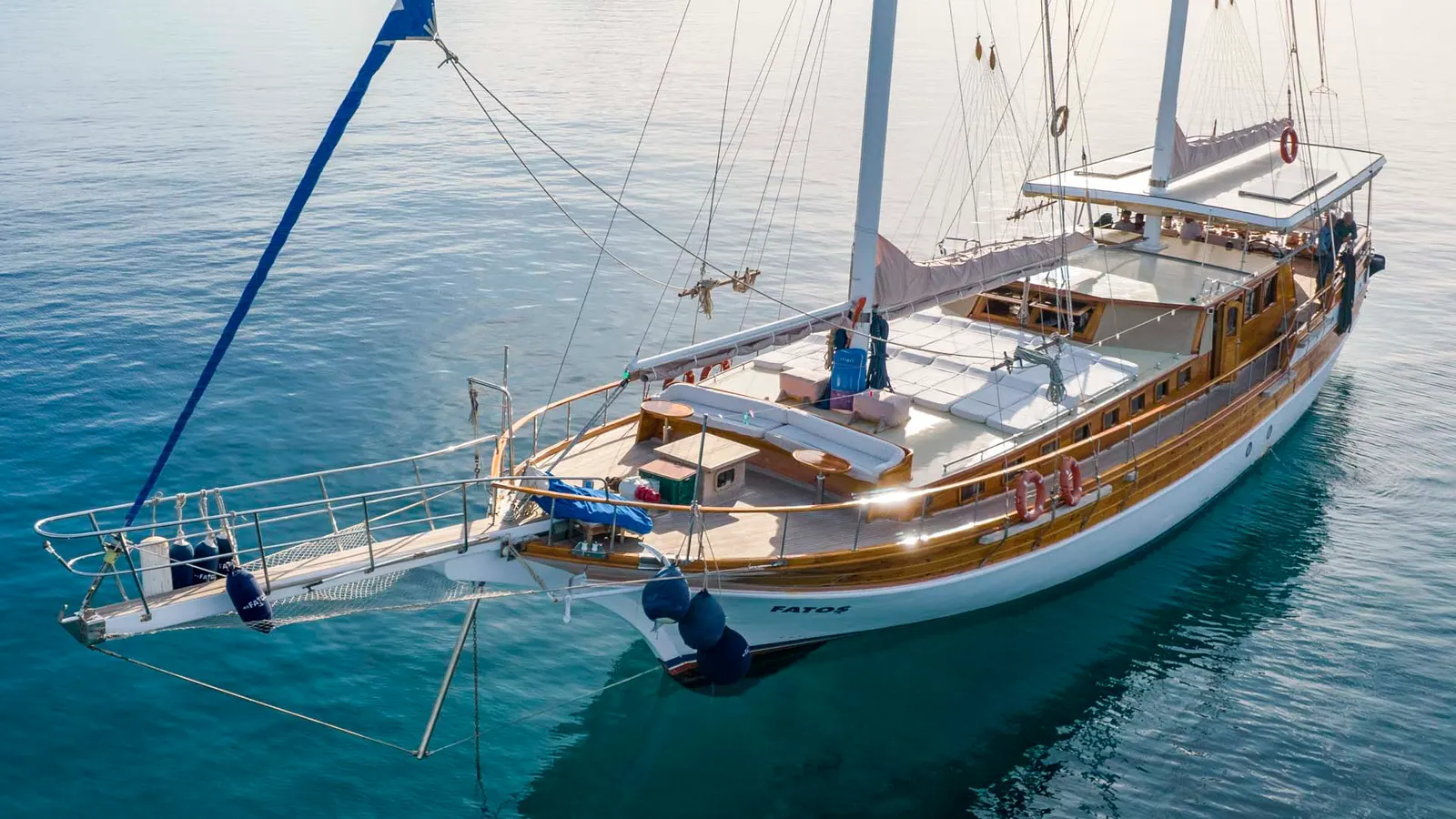 Fatos sailing in Bodrum