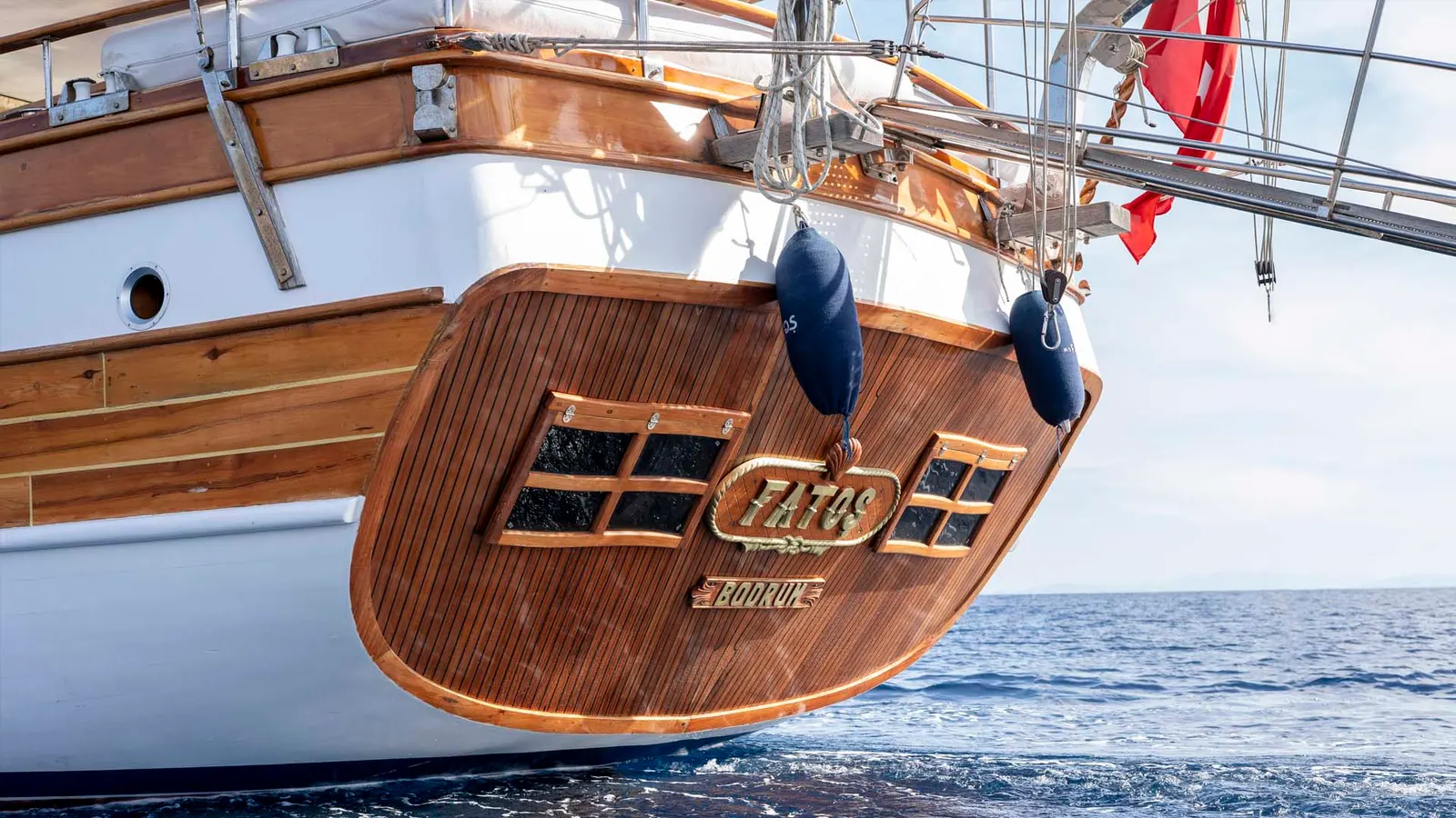 Fatos sailing in Bodrum