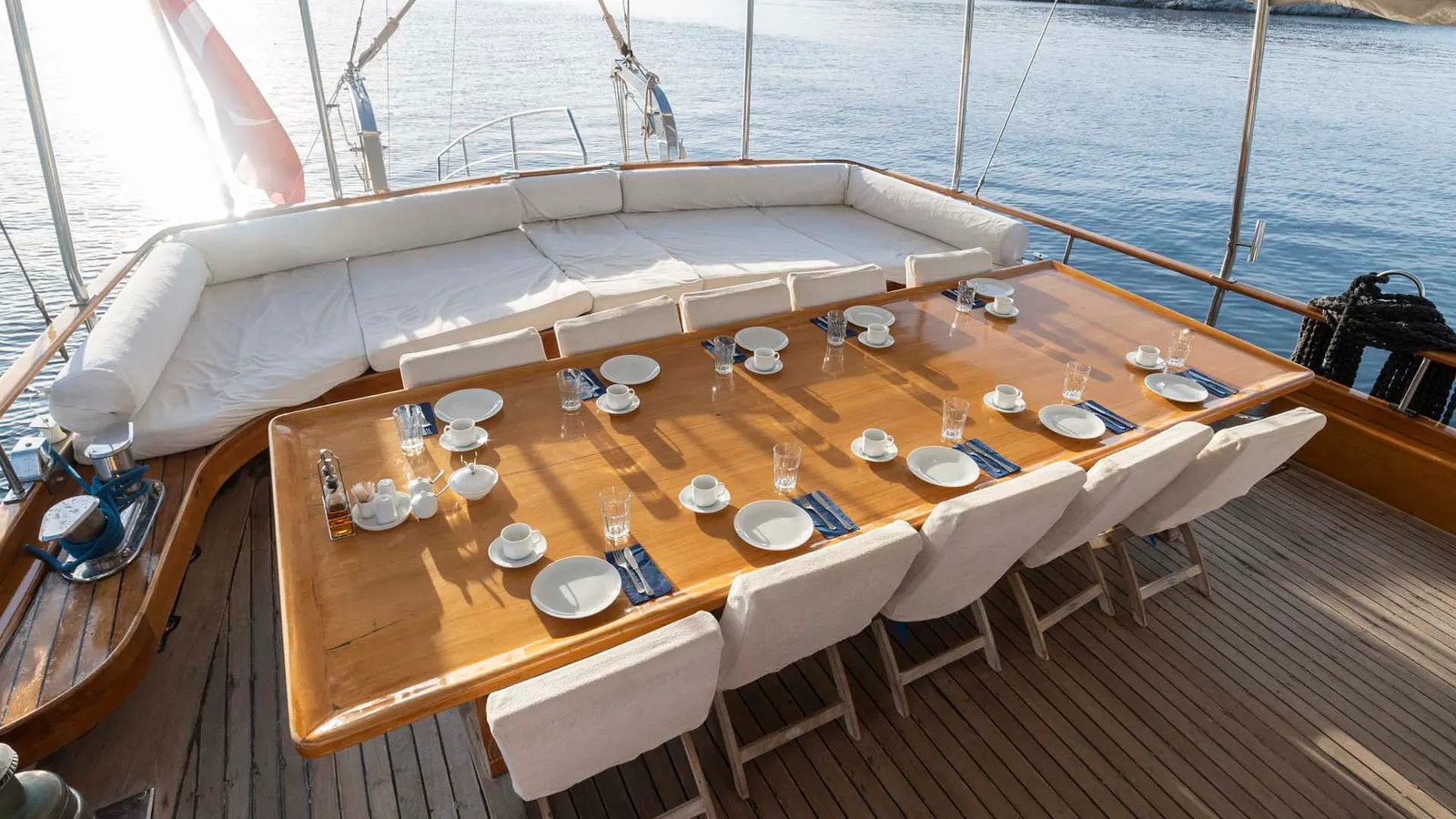 Fatos sailing in Bodrum