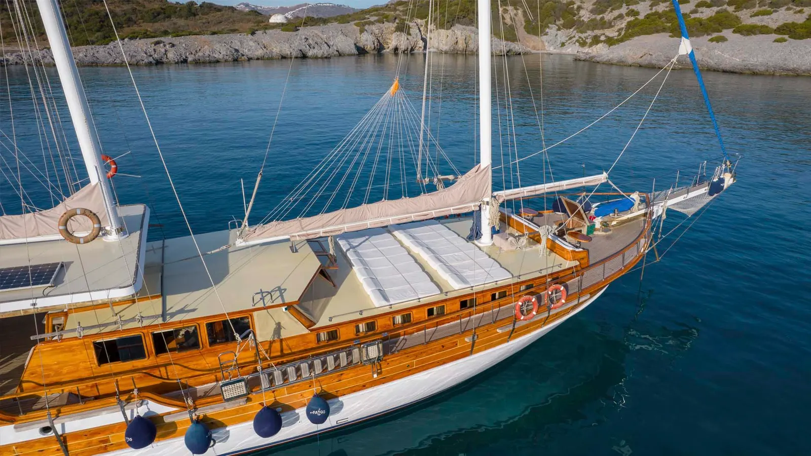 Fatos sailing in Bodrum