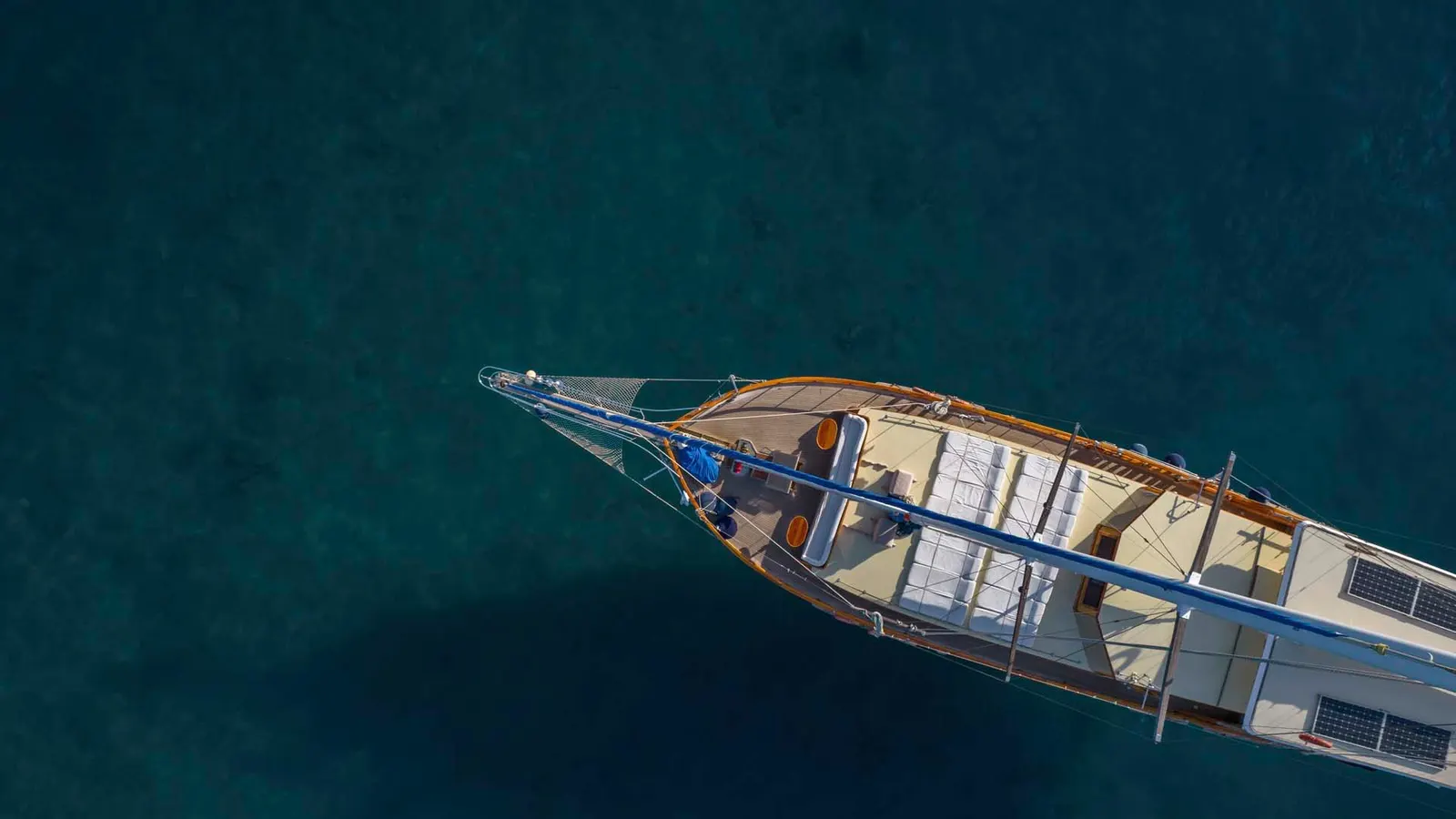 Fatos sailing in Bodrum