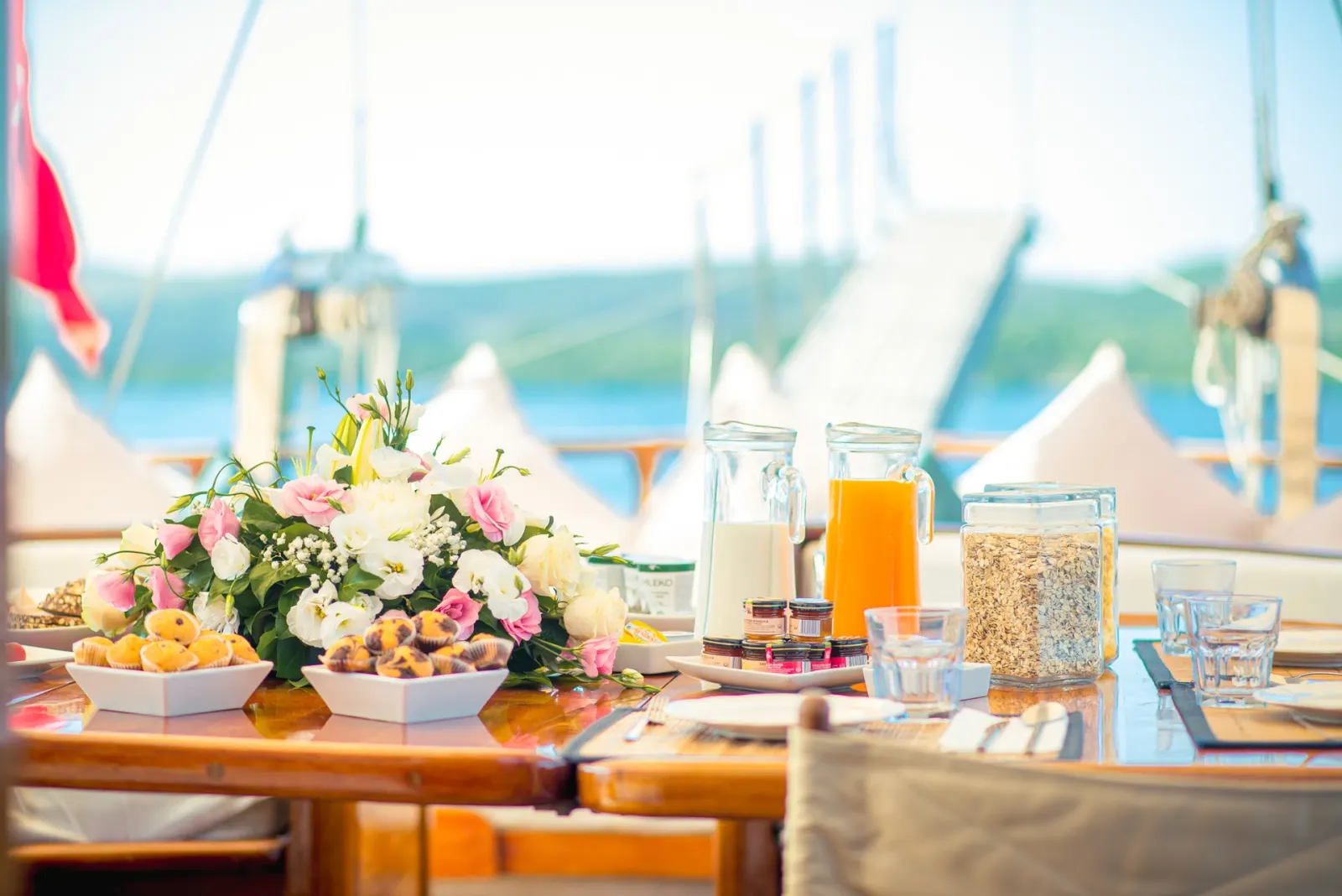 Kaptan Sevket sailing in Tivat