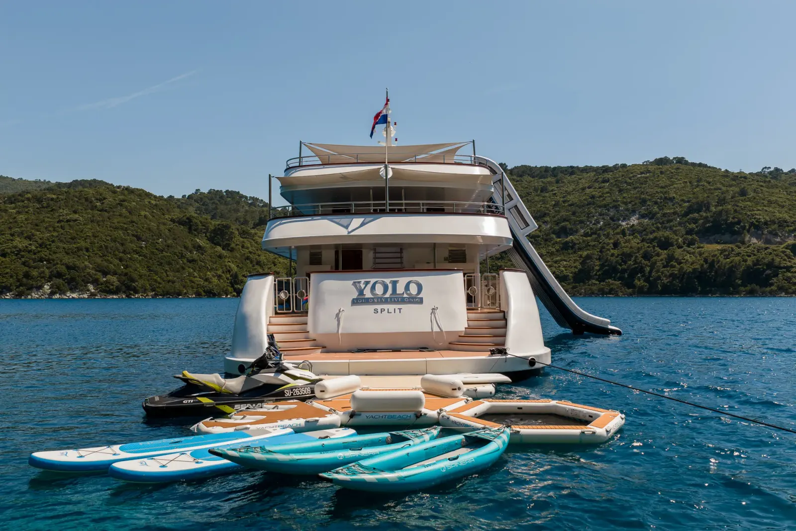 Yolo sailing in Дубровник