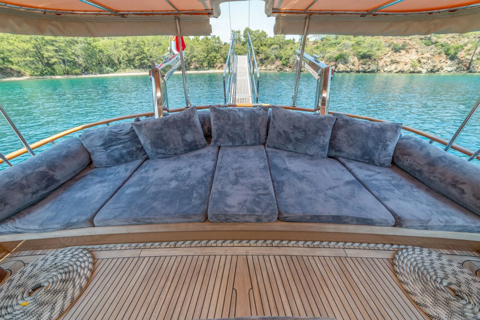 Sema Tuana sailing in Bodrum