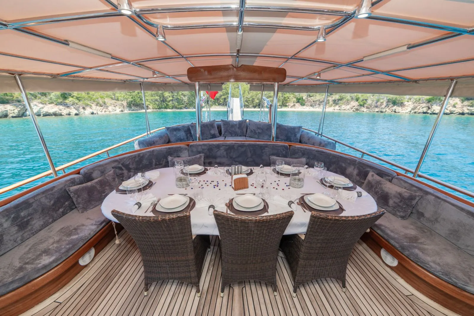 Sema Tuana sailing in Bodrum