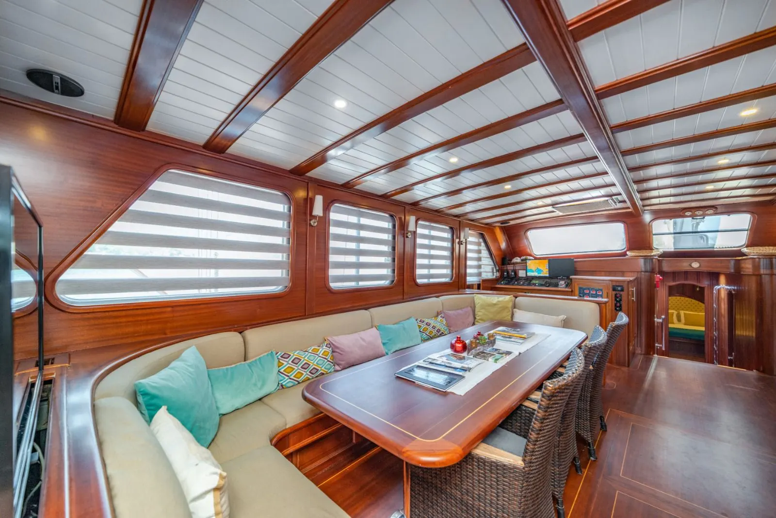 Sema Tuana sailing in Bodrum
