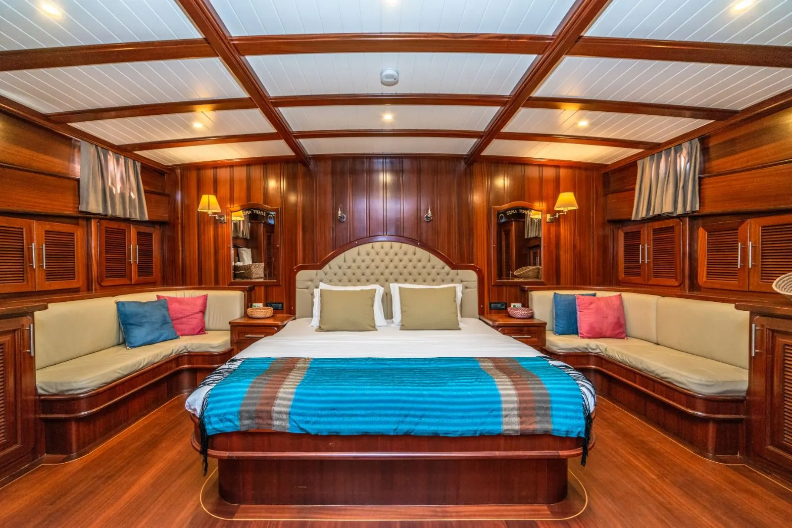 Sema Tuana sailing in Bodrum