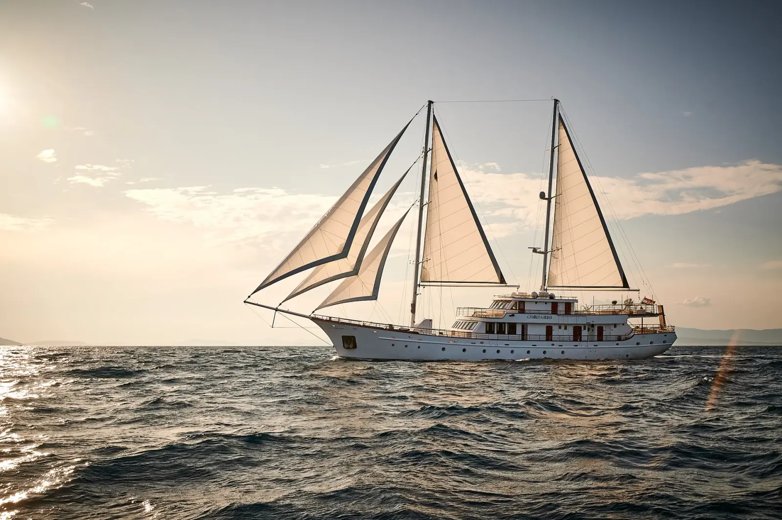 Corsario sailing in Split