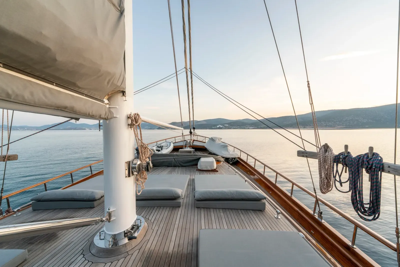 Bedia Sultan sailing in Bodrum