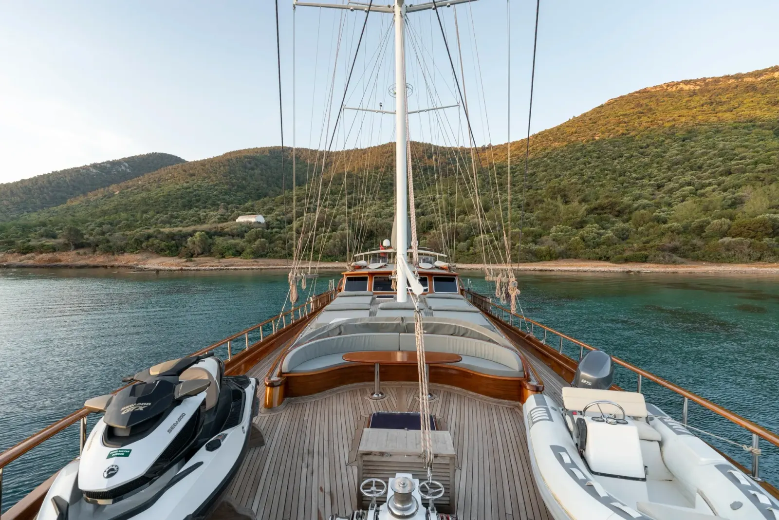 Bedia Sultan sailing in Bodrum