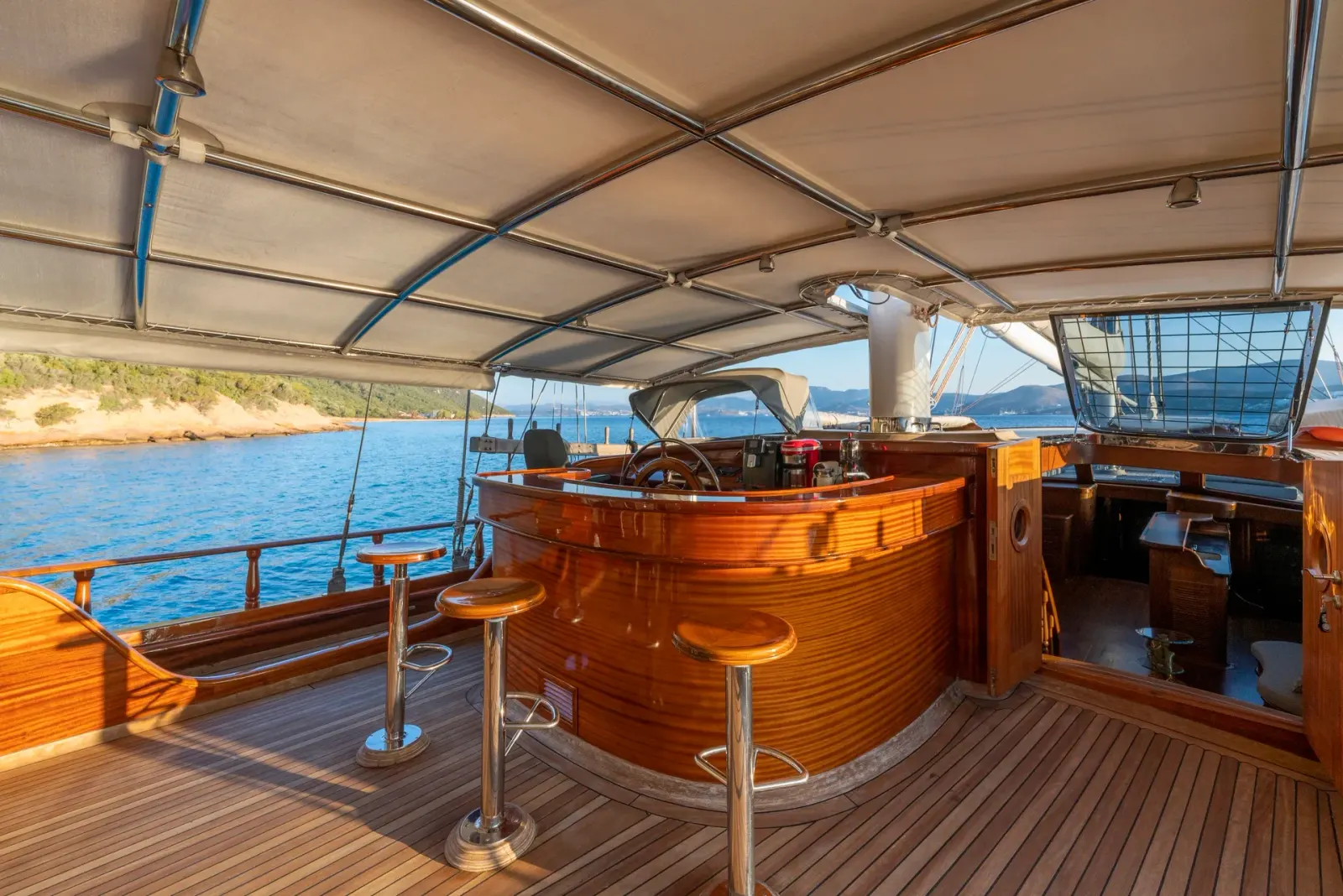 Bedia Sultan sailing in Bodrum