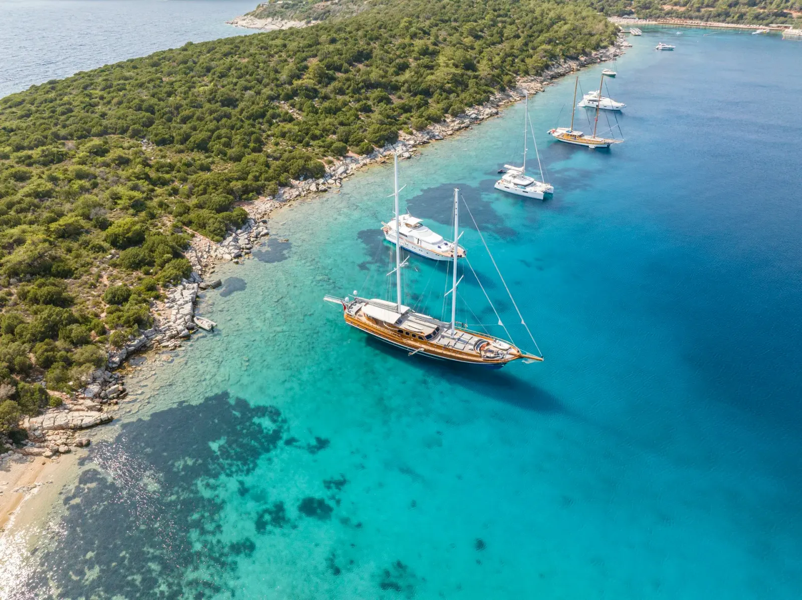 Bedia Sultan sailing in Bodrum