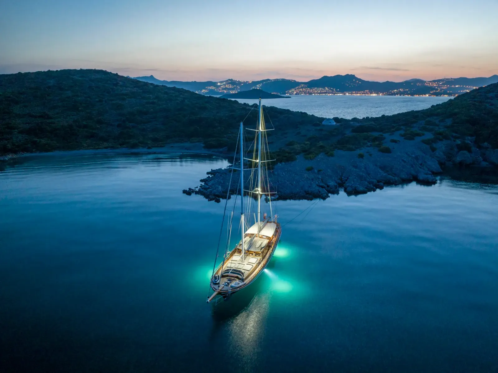 Bedia Sultan sailing in Bodrum