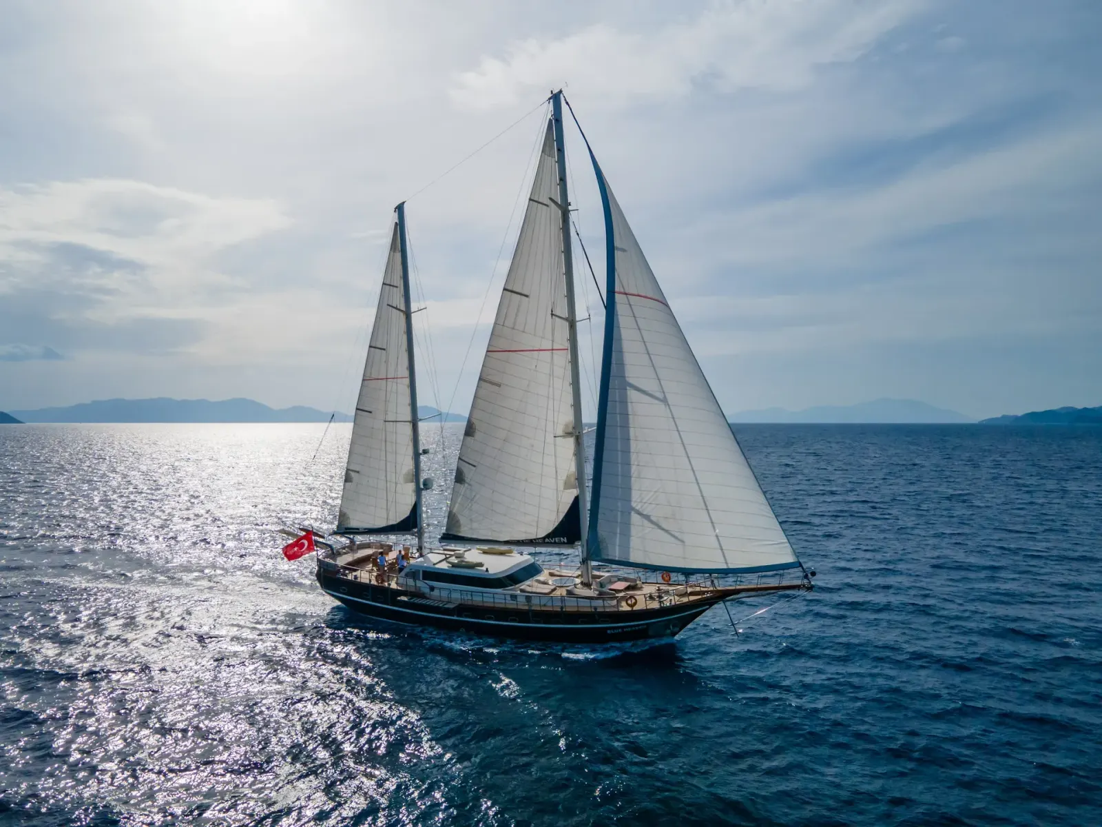 Blue Heaven sailing in Bodrum