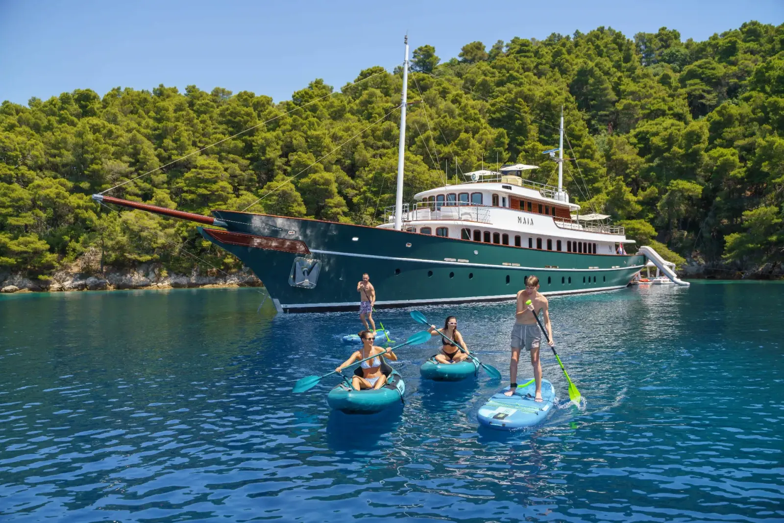 Maia sailing in Split