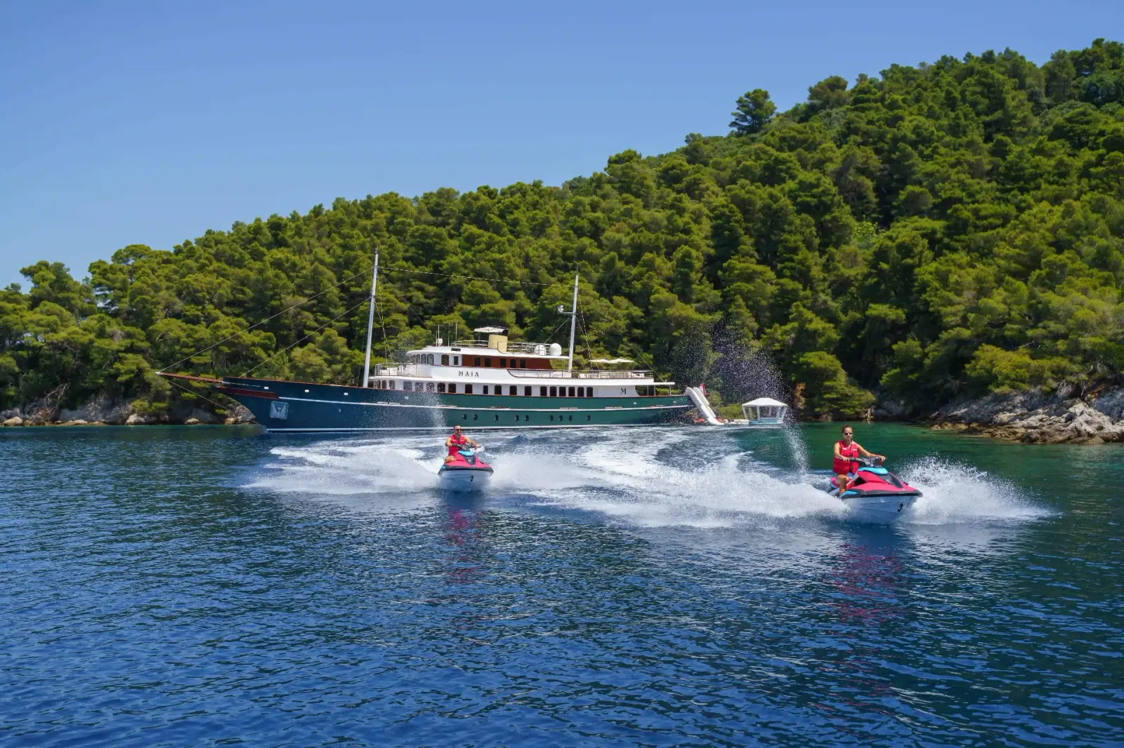 Maia sailing in Split