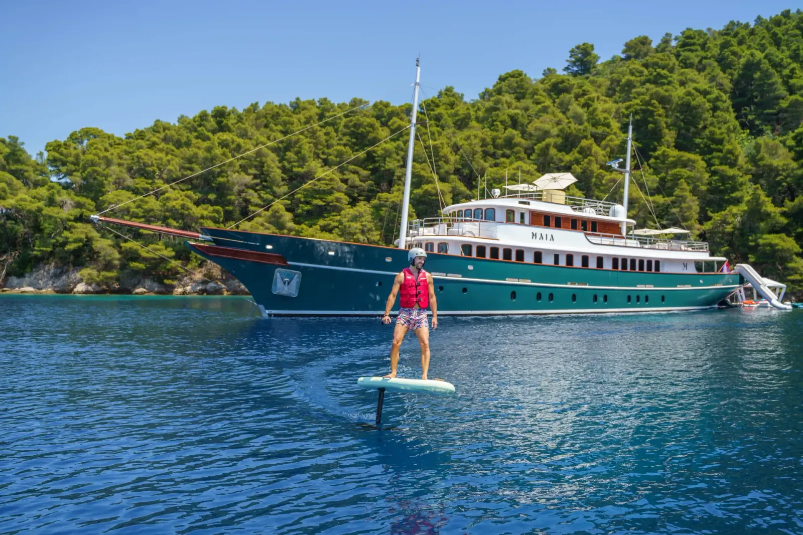 Maia sailing in Split