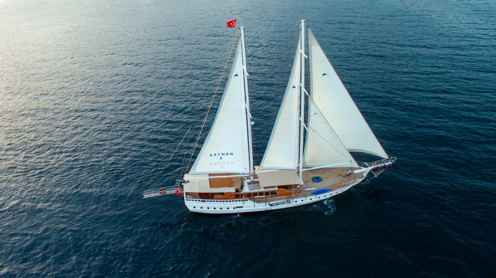 Kayhan 8 sailing in Fethiye