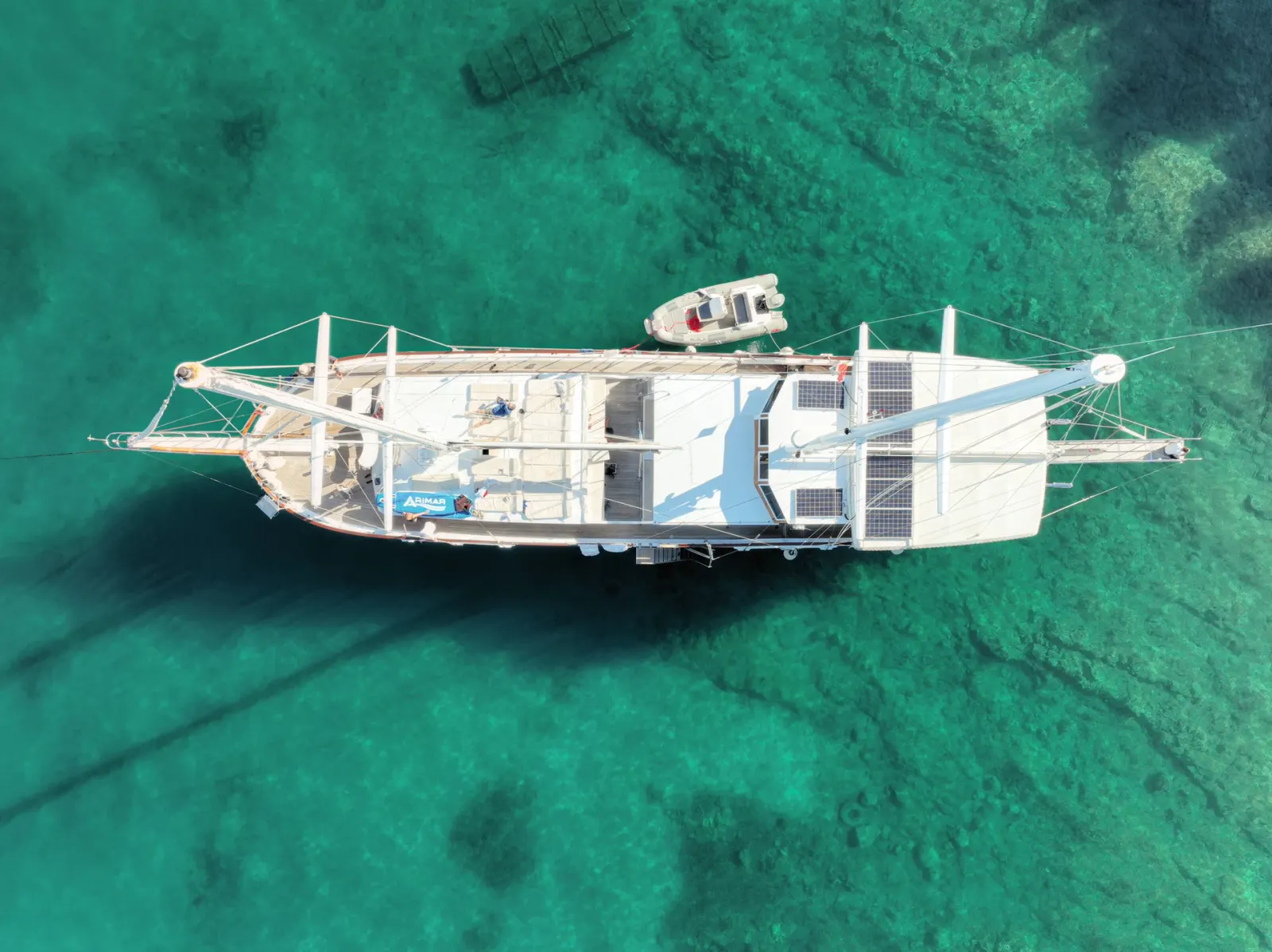 Sadri Usta sailing in Fethiye