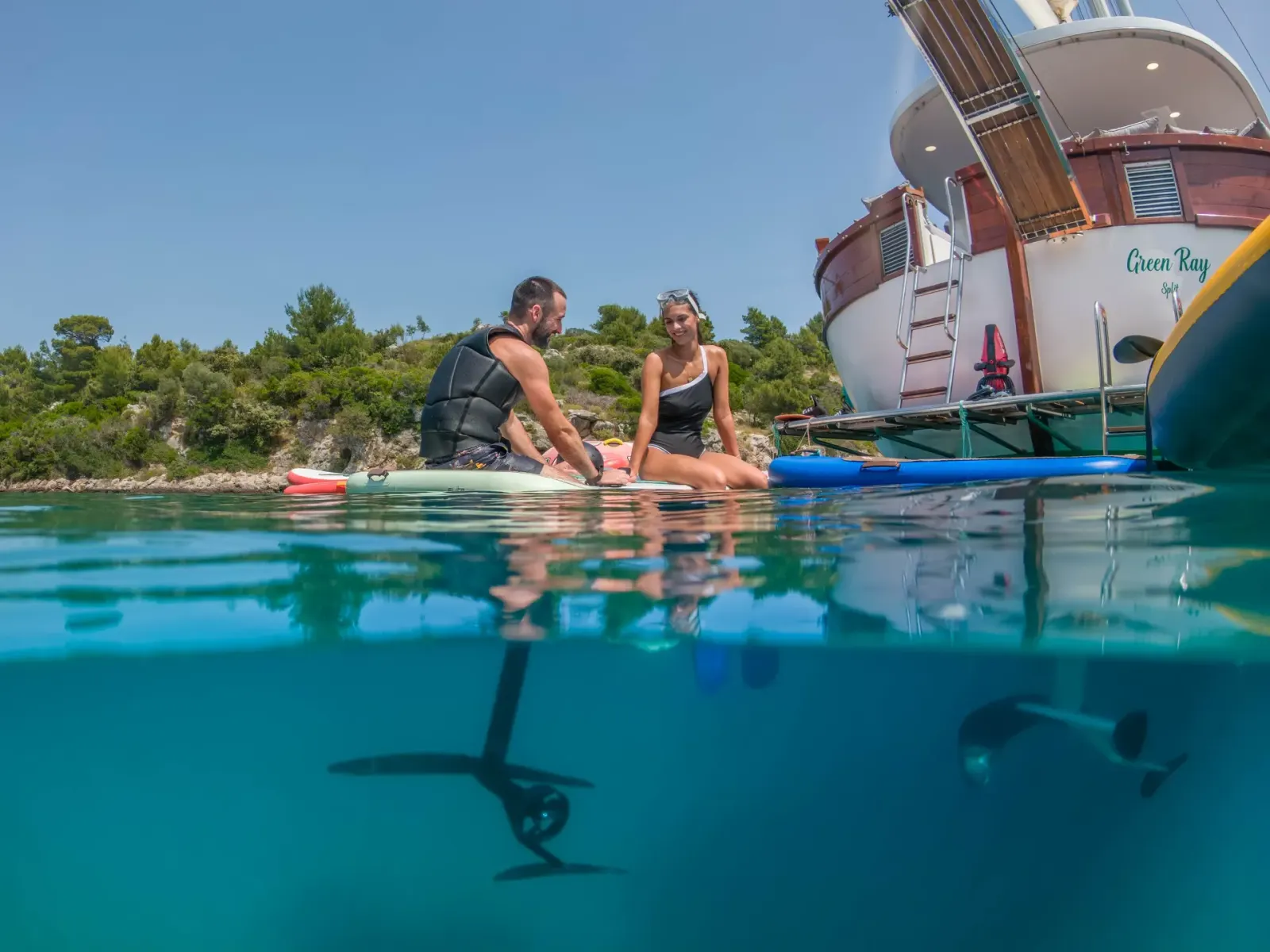 Green Ray sailing in Split