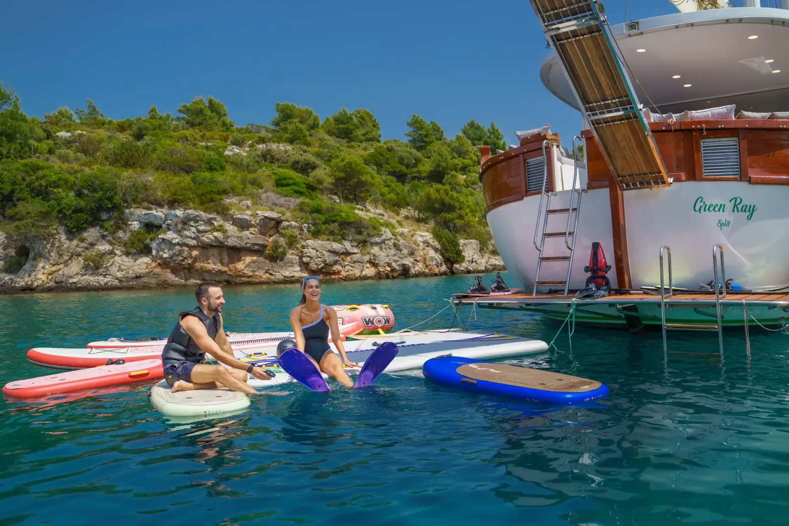 Green Ray sailing in Split