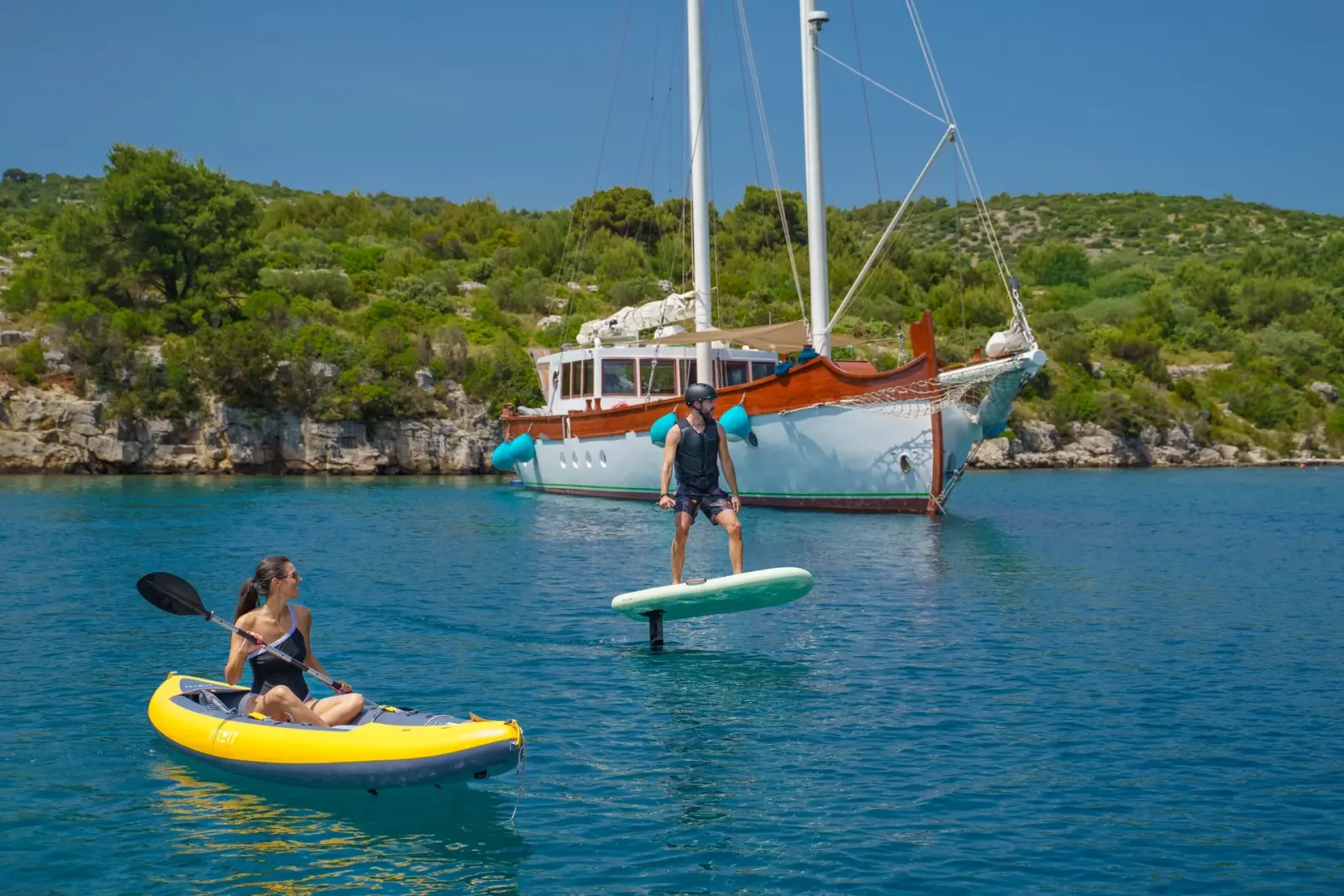 Green Ray sailing in Split
