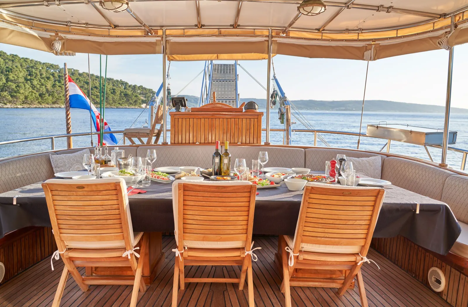 Libra sailing in Split