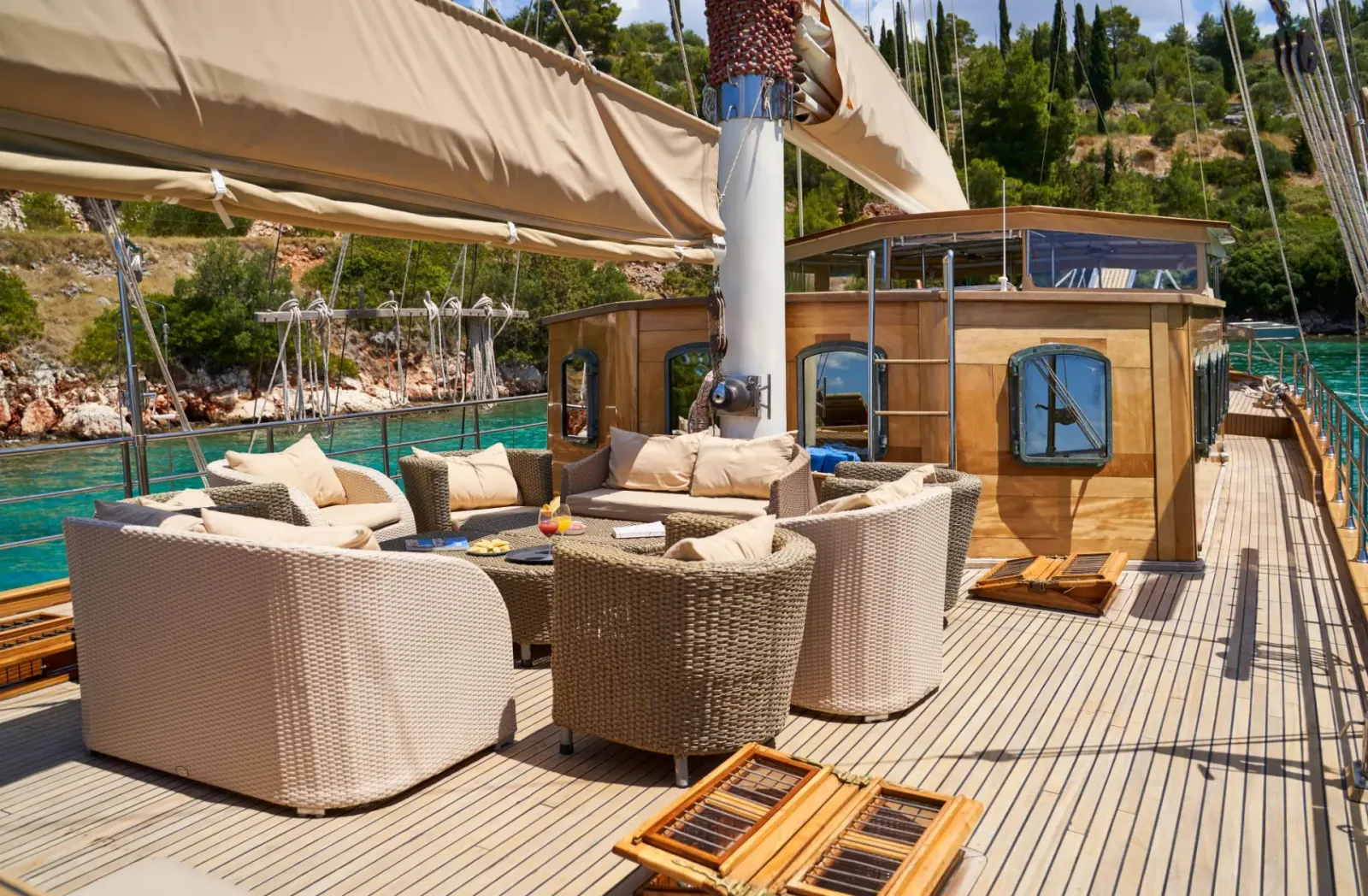 Libra sailing in Split
