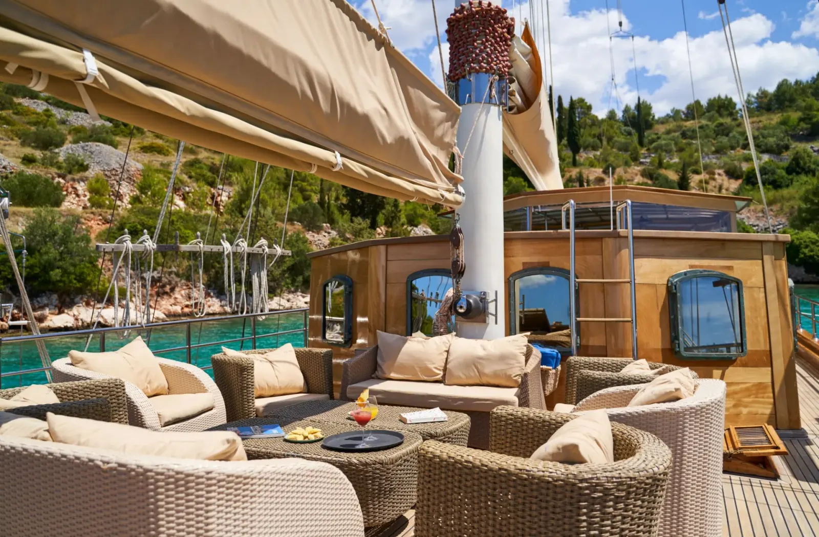 Libra sailing in Split