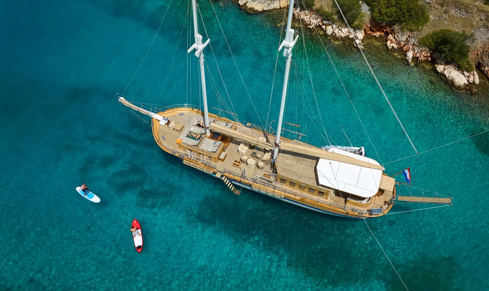 Libra sailing in Split