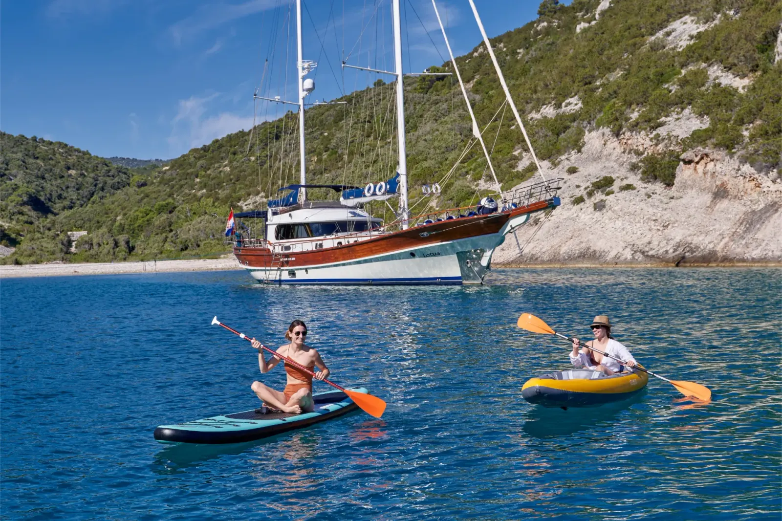 Lotus sailing in Split