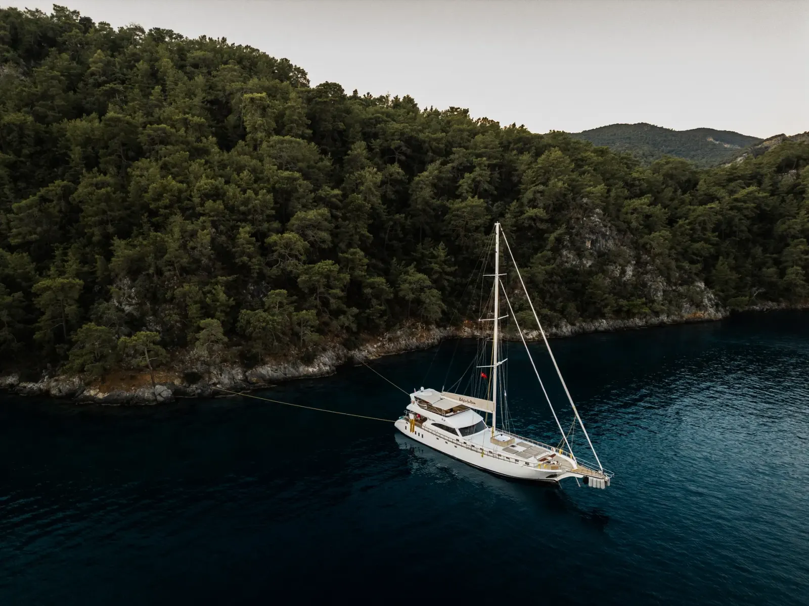 Belgin Sultan sailing in Göcek