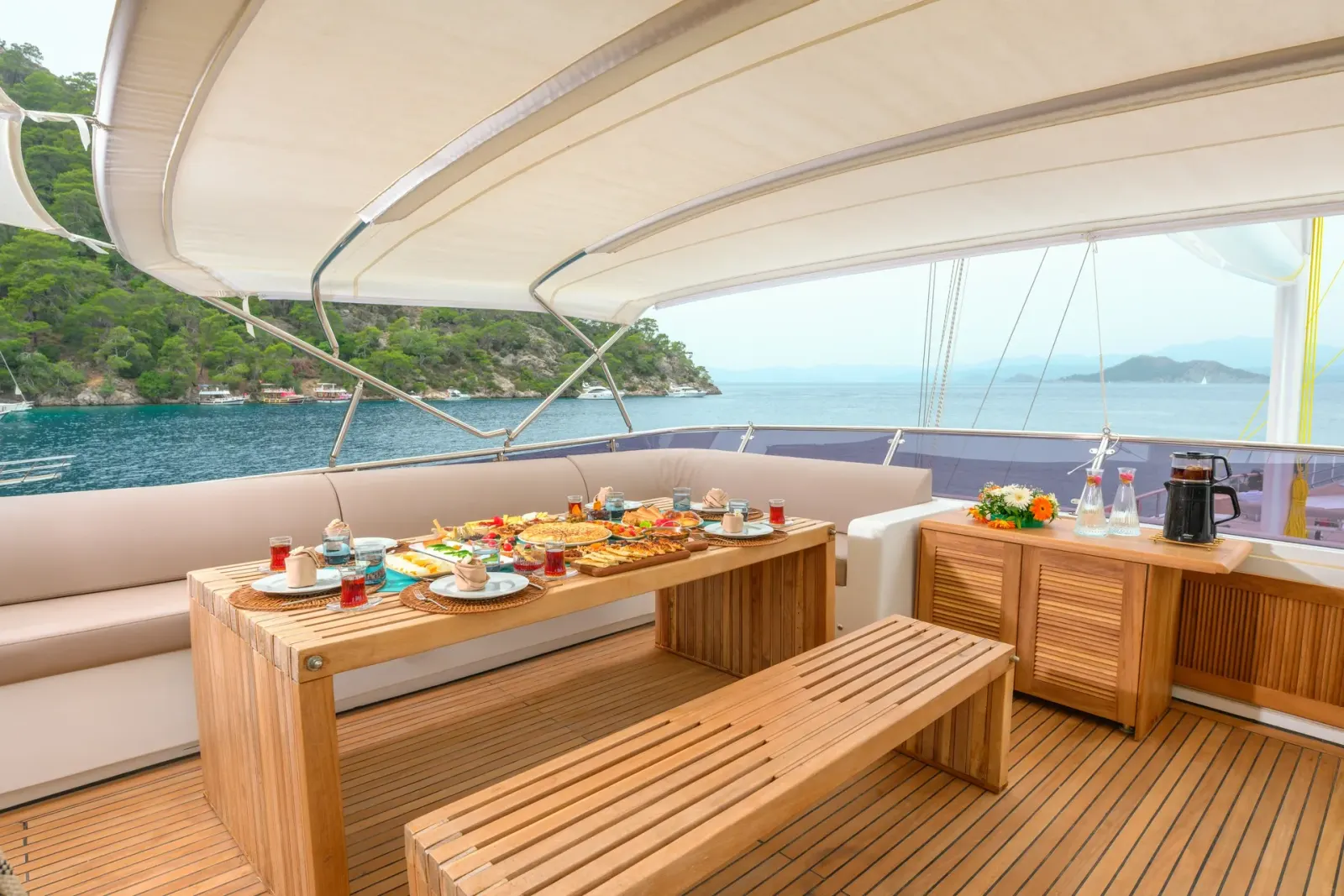 Belgin Sultan sailing in Göcek