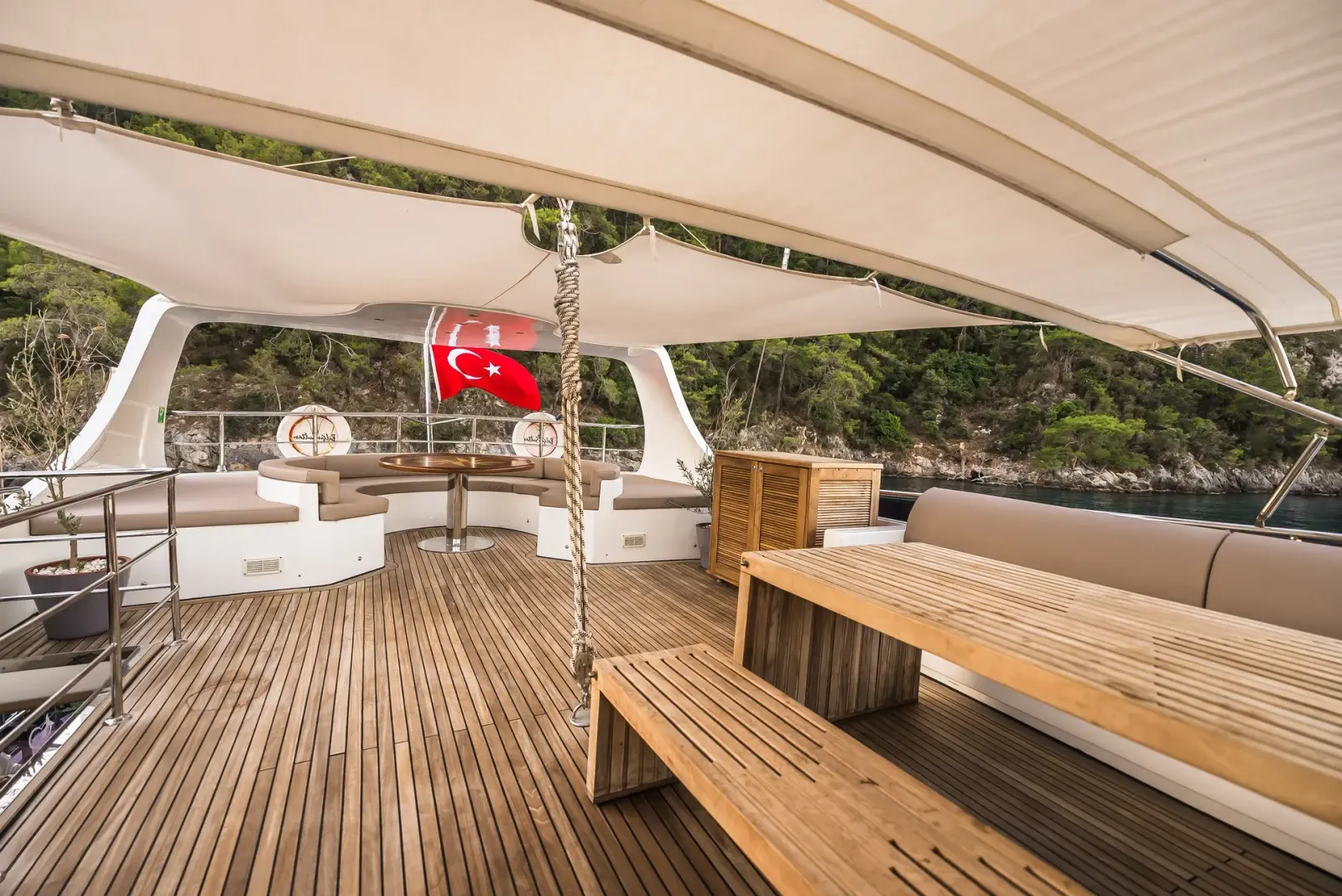 Belgin Sultan sailing in Göcek