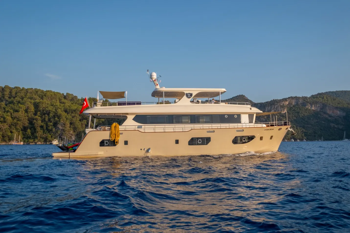 Lycian Dream Trawler interior cabin view