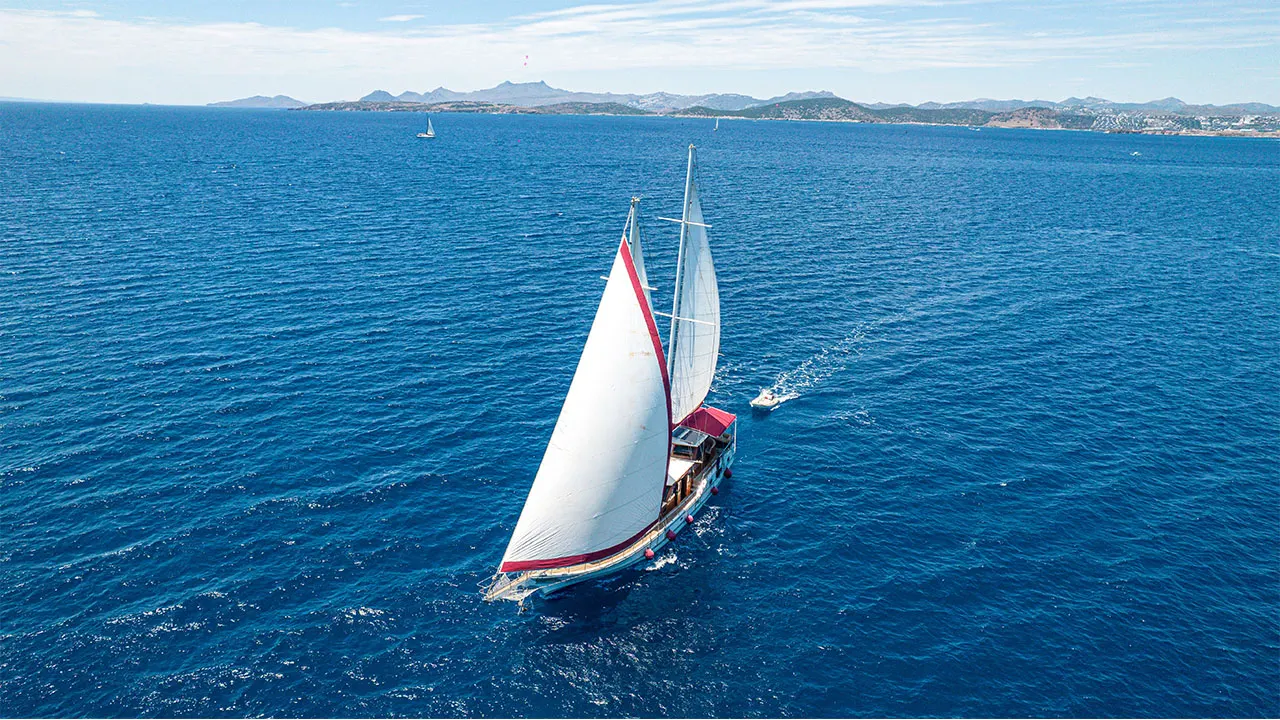 Sunrise Gulet interior cabin view