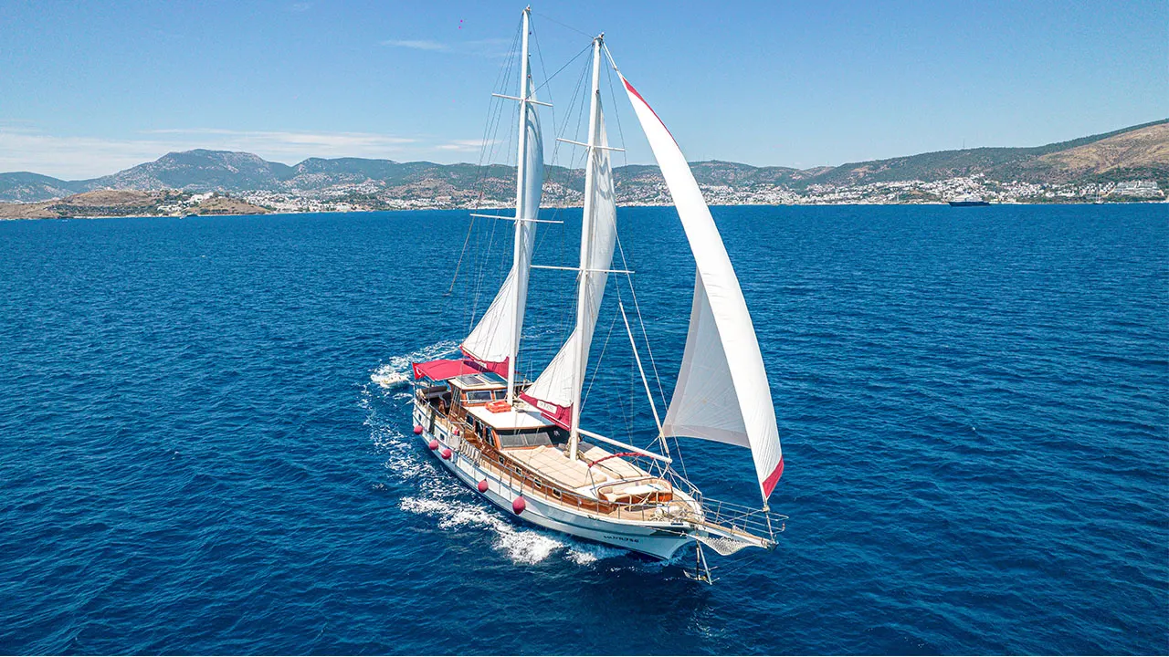 Sunrise sailing in Bodrum