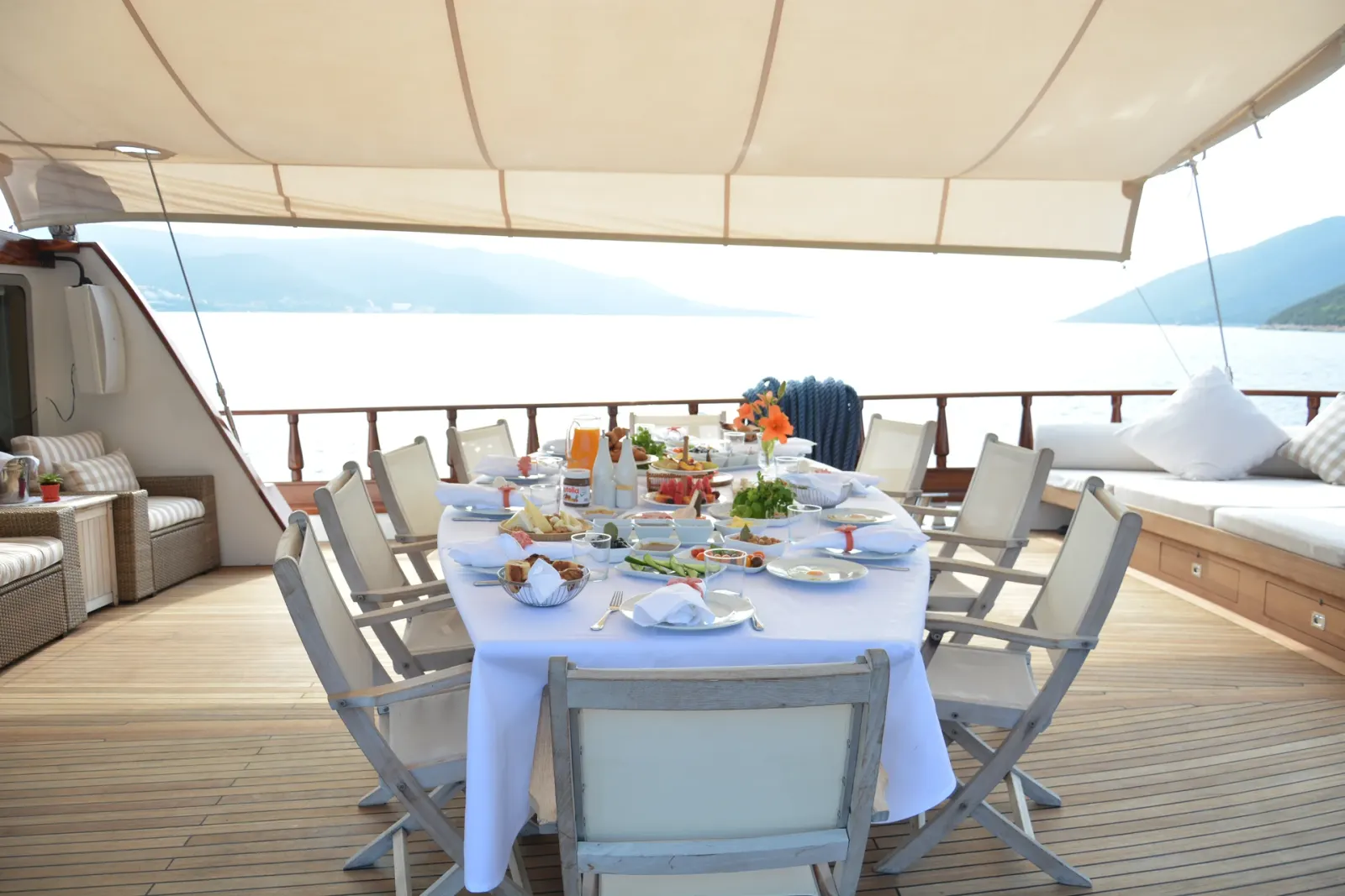 Papa Joe sailing in Bodrum