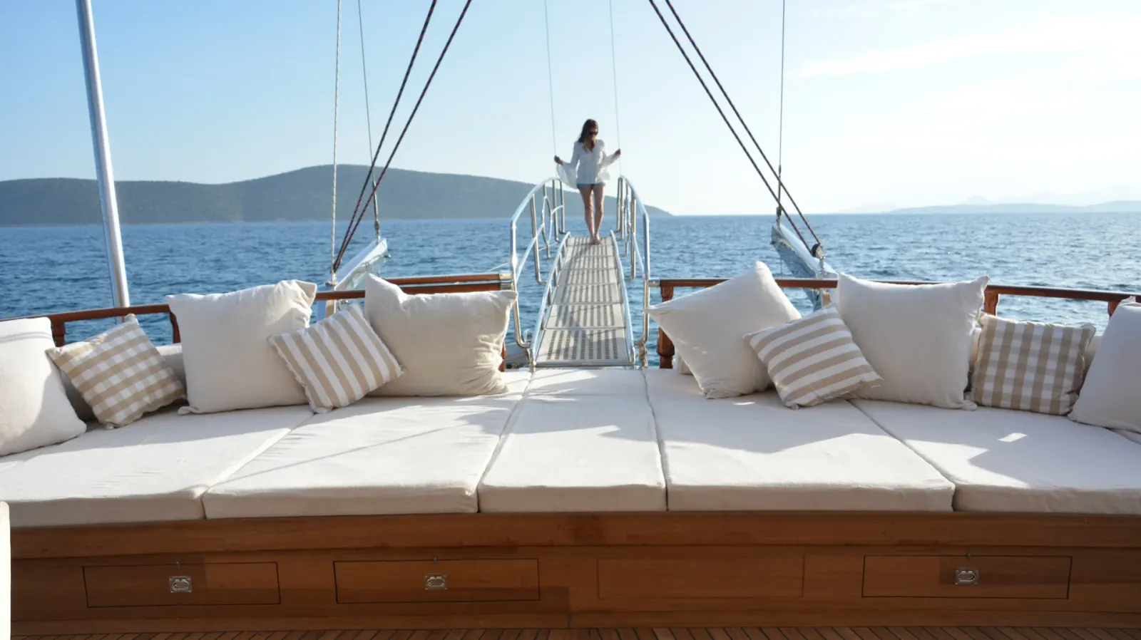 Papa Joe sailing in Bodrum