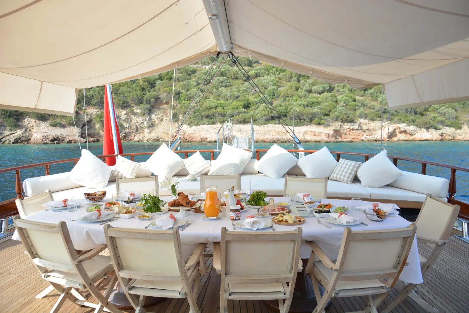 Papa Joe sailing in Bodrum
