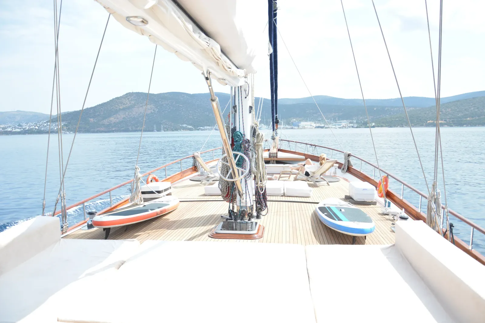 Papa Joe sailing in Bodrum
