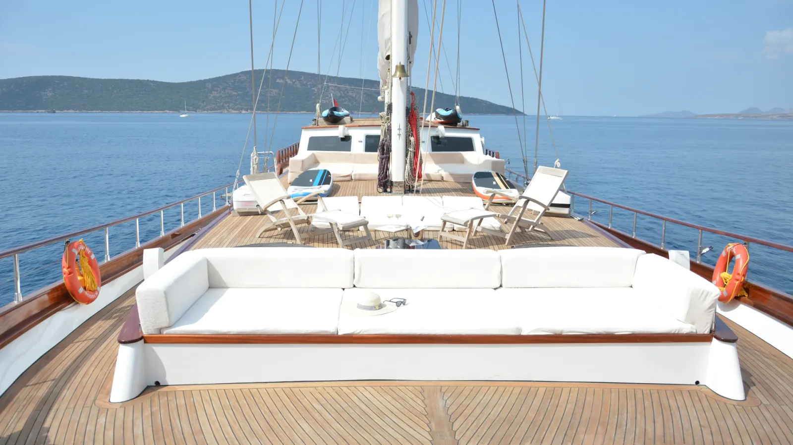 Papa Joe sailing in Bodrum