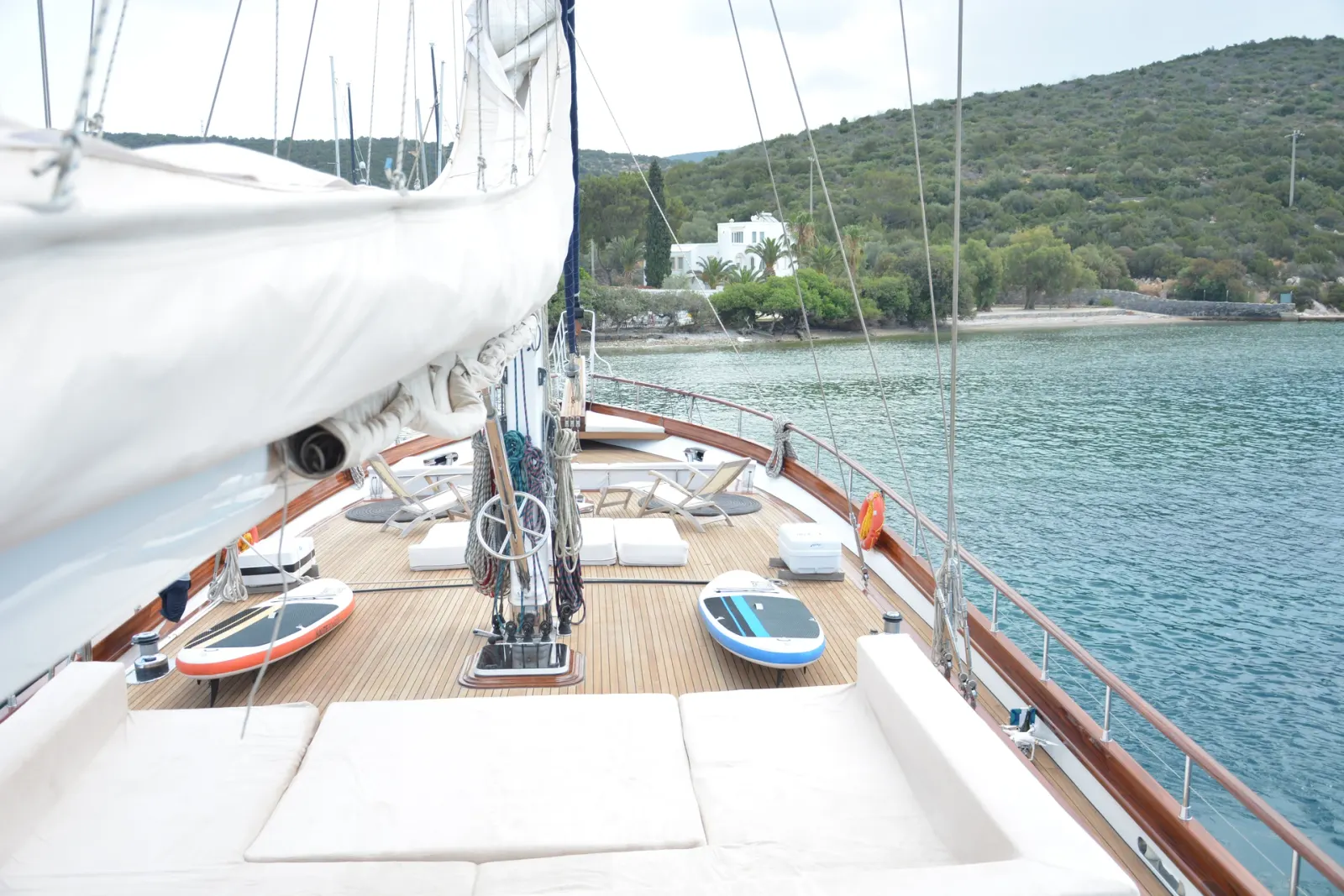Papa Joe sailing in Bodrum