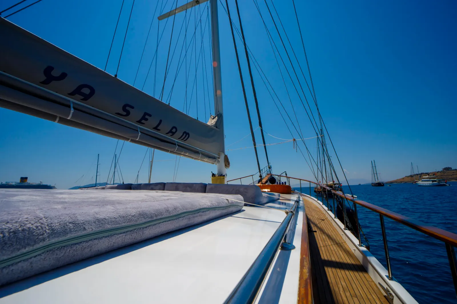 Ya Selam sailing in Bodrum