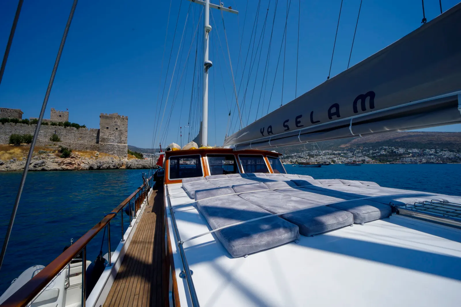 Ya Selam sailing in Bodrum
