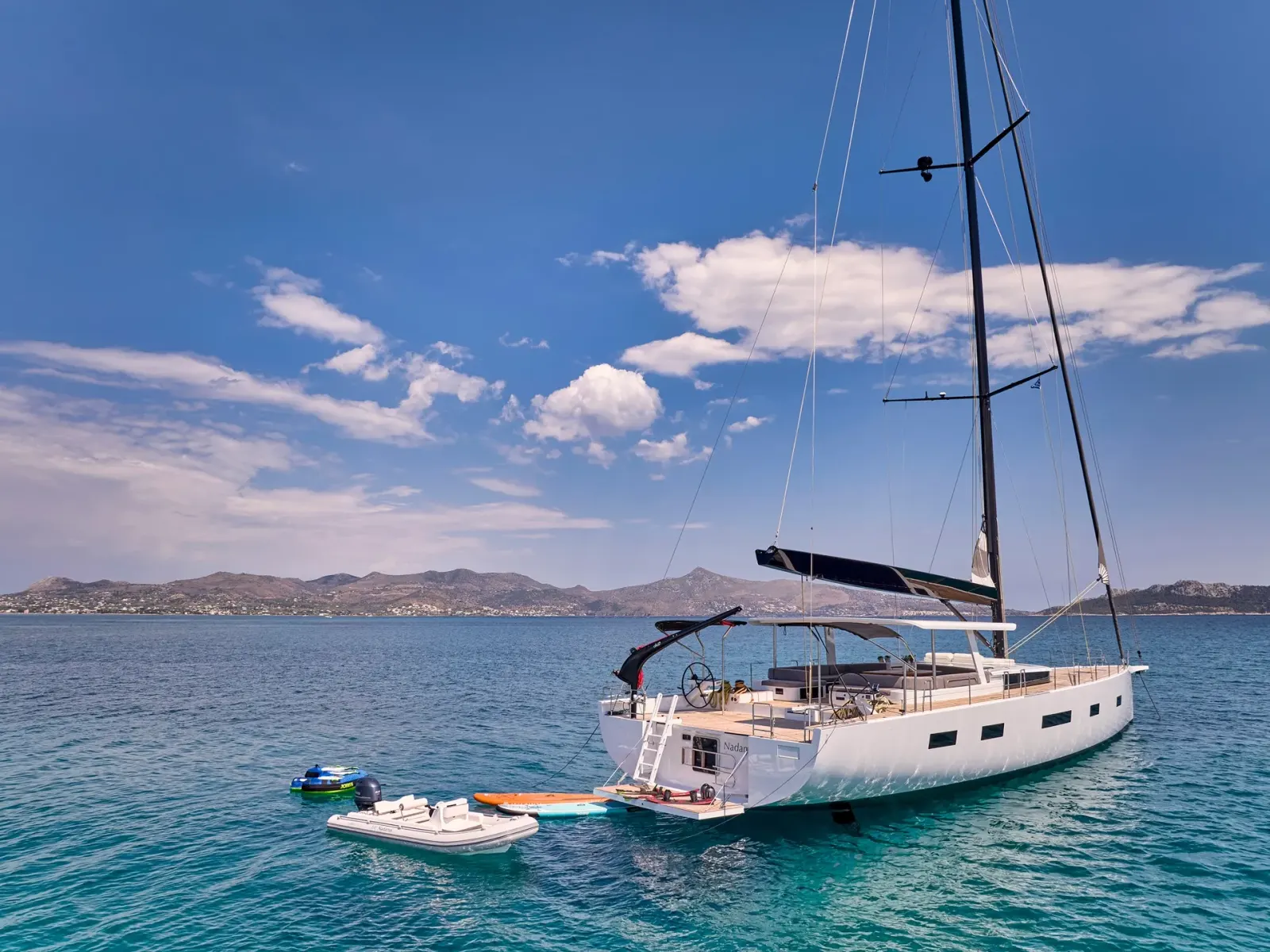 Nadamas sailing in Athens