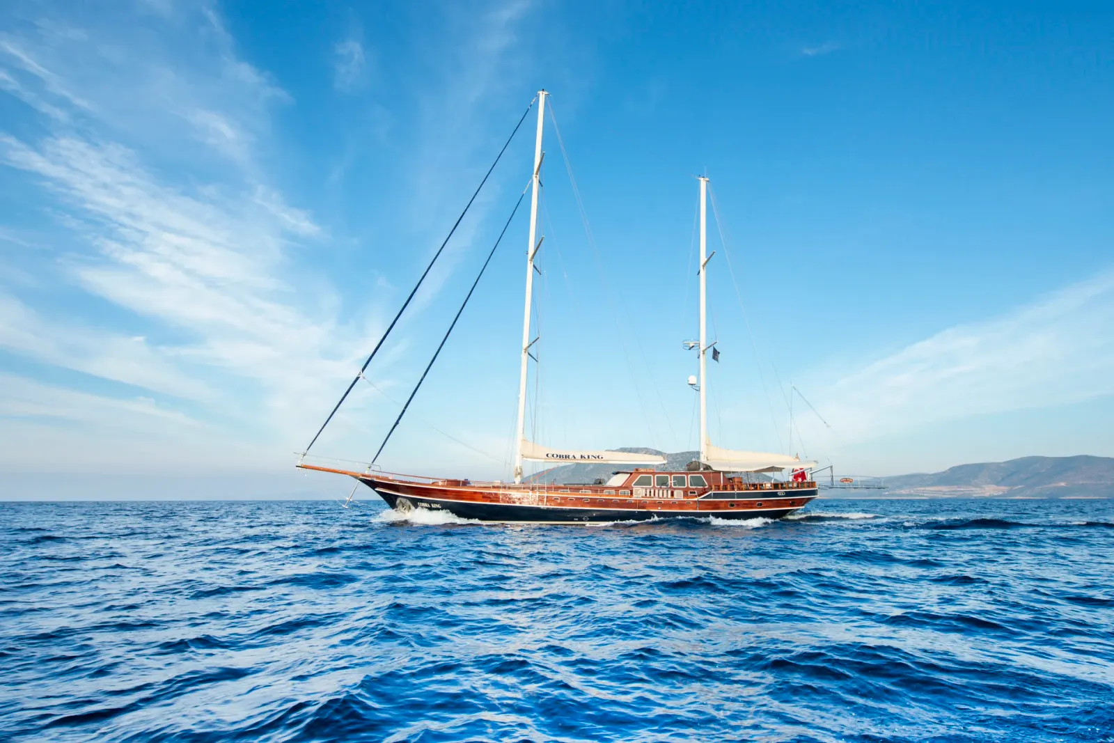 Cobra King sailing in Bodrum