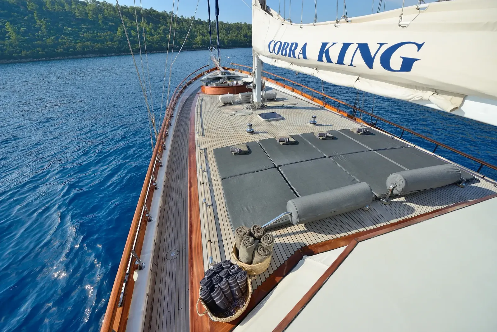 Cobra King sailing in Bodrum
