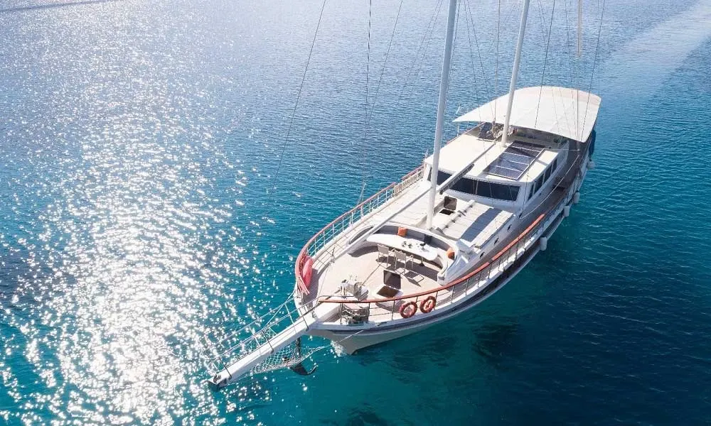Koray Ege sailing in Göcek