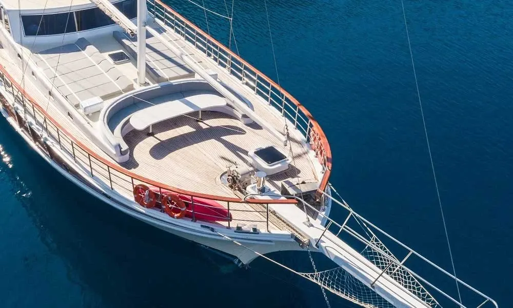 Koray Ege sailing in Göcek